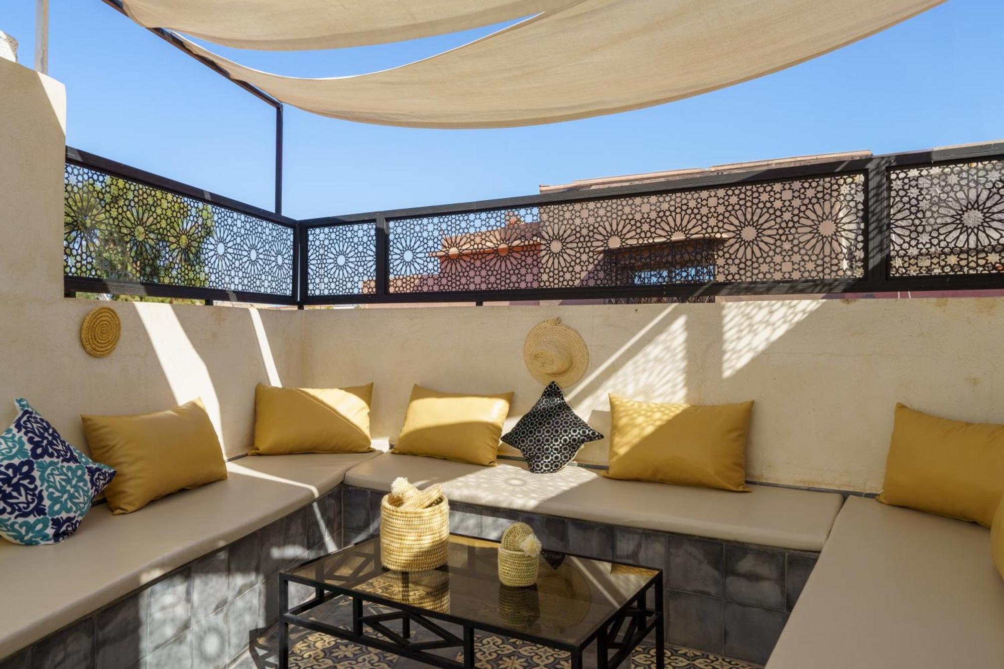 Riad 4 Chambres - Piscine & Petit Dejeuner Gratuit - Wifi Fibre Optique Marrakesh Exterior foto